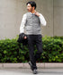 チャコールグレー MODEL : GO 180cm 66kg Lsize